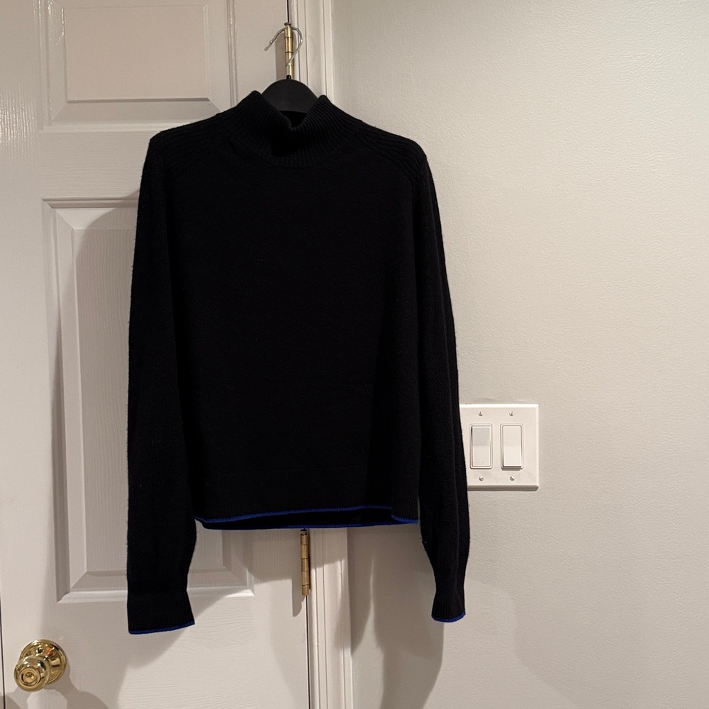 rag & bone Black Turtleneck Sweater. Cashmere. Size Small.